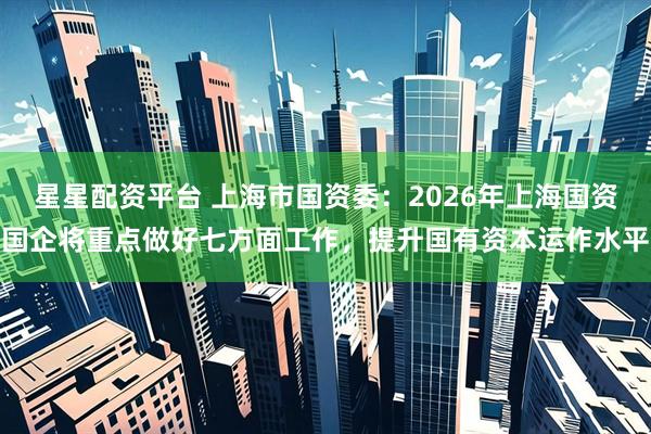 星星配资平台 上海市国资委：2026年上海国资国企将重点做好七方面工作，提升国有资本运作水平